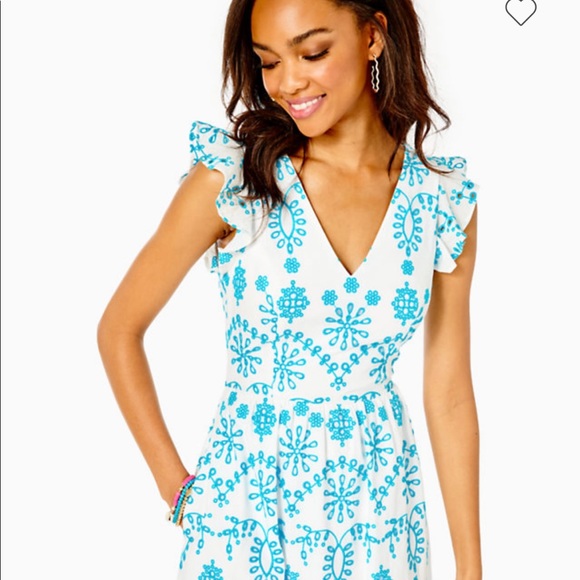 NWT Lilly Pulitzer Lillyanne Eyelet Dress - Picture 4 of 5